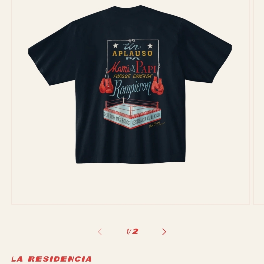 La Residencia Black Graphic Tee - Picture 1 of 6